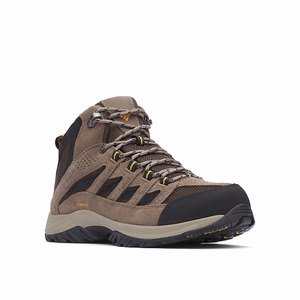 Columbia Crestwood™ Mid Vattenproof Stövlar Herr MörkBruna/Grå (MHVOA0283)